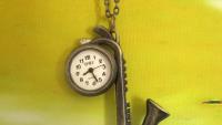 Antique Vintage Saxophone Charm Watch Necklace