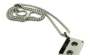 Audio Tape Stainless Steel Pendant Pendant  - Customisable