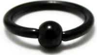 BCR Rings 12G - Titanium Stainless Steel BCR Rings - Choice of Colours