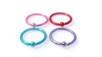 BCR Rings - Bright & Colourful for Nose, Ear or Lip Piercings