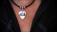 The Beatles Guitar Pick Necklace -  Customise with Chain Or Choker Style