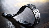 Black Stainless Steel Mens Bracelet