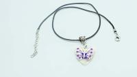 Guitar Pick Necklace /Choker with Butterfly - customisable