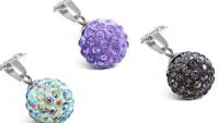 Stainless Steel Argil Disco Ball Shamballa Pendant