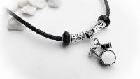 Drum Kit Necklace in Black & White - Customisable!