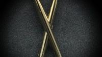 Drum Sticks Pin Badge - Jumbo 3D Style