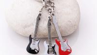 Mini Guitar Keychain Fender Stratocaster Style