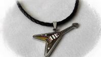 Guitar Pendant Flying V Style