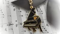 Grand Piano Keychain / Keyring