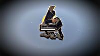 Grand Piano Pin Brooch