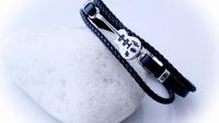 Guitar Bracelet - Stainless Steel and Leather