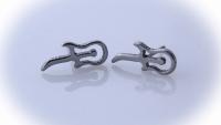 Guitar Earrings - Stainless Steel