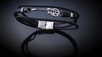 Guitar Bracelet - Stainless Steel and Leather