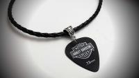 Motorbike Guitar Pick Choker Necklace - Customisable!