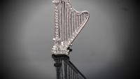 Harp Pin Brooch 