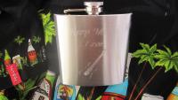 Hip Flasks With Musical Theme