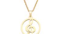 Music jewellery pendant from Chrissie C