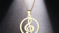 Music jewellery pendant from Chrissie C