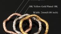 Triple Layer Stackable 3 Colour Ring