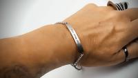 KEEP MUSIC LIVE Adjustable Stainless Steel Bracelet