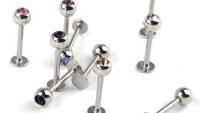 Labret Studs - Stainless Steel - Set of 10 Random Colors