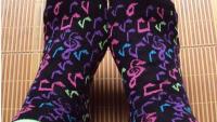 Ladies Colourful Music Note Socks