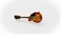 Mandolin Musical Instrument Pin Badge