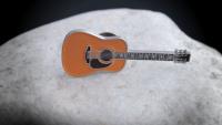 Martin D45 Natural Guitar  Pin Badge