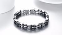 Mens Stainless Steel Link Chain Bracelet