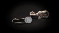 Microphone pin badge styles