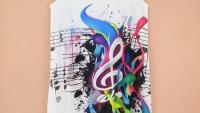 Music Note Vest / Dress