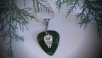 Owl Necklace & Choker on Guitar Pick