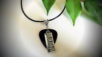 Piano Keyboard On Guitar Pick Choker