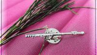 Flute Pin Brooch