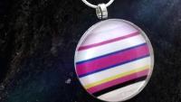 Rainbow Candy Colourful Funky Pendant