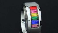 Titanium Steel Rainbow Ring