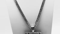 Hip Hop Iced Out Record Deck Heavy Pendant