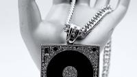 Hip Hop Iced Out Record Deck Heavy Pendant