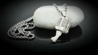 Microphone Pendant Retro Vintage Style - 3D 