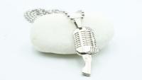 Microphone Pendant Retro Vintage Style - 3D 