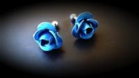 Rose Flower Ear Tragus Cartilage Earring Stud - Beautiful Painted Body Jewellery