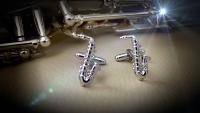 Sax Cufflinks