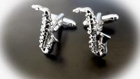 sax cufflinks