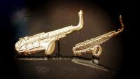 Saxophone Pin Badges - Tenor & Alto