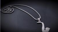 Saxophone Pendant - Stainless Steel