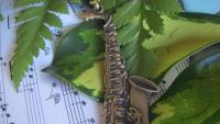 saxophone keyring