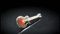 Guitar Pin Badge Sunburst Rare Special 55