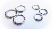 Steel Spring Wire Captive Ring BCR Body Piercing Jewellery