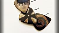 Tribal Tone Timber Guitar Pick Choker - SPECIAL EDITION Snake, Anemone or Starfi