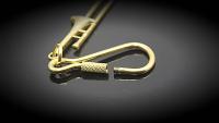 Trombone Keychain / Keyring